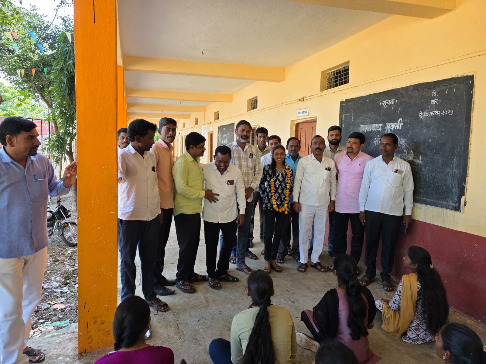 जिल्हास्तरीय स्पर्धेसाठी निवड